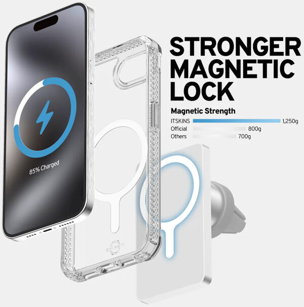 Itskins Level 2 Hybridmagclear_R For Apple Iphone 16E Transparent - Afbeelding 9