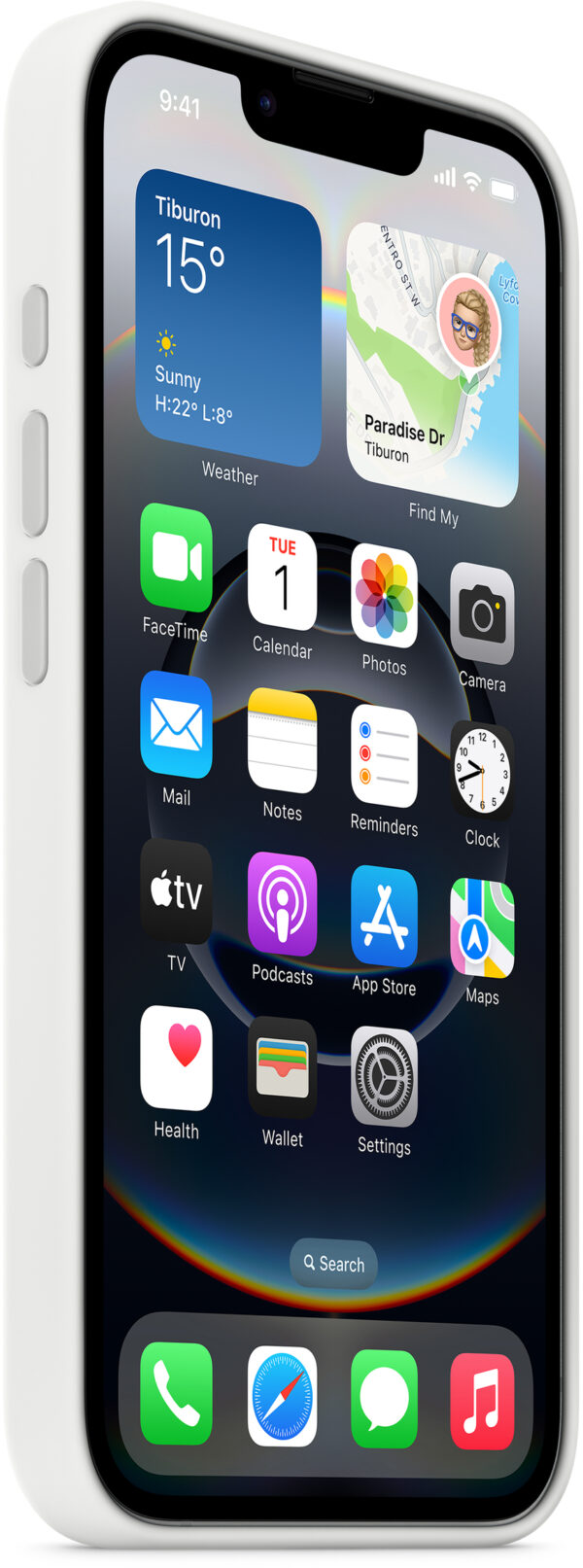 Apple Md3P4Zm/A Apple Silicone Case Iphone 16E White - Afbeelding 3