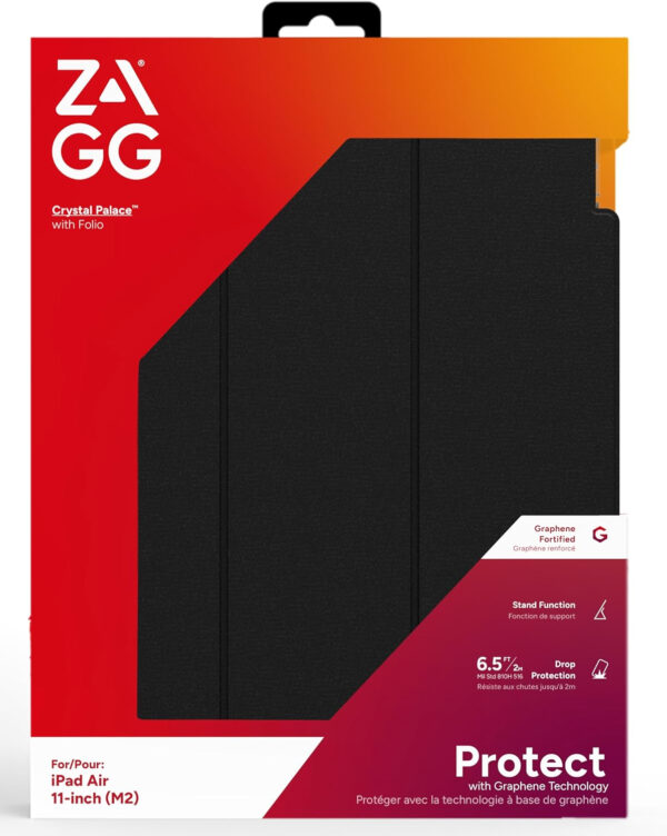 Zagg Crystal Palace Folio Case For Apple Ipad Pro 11 (2024) - Afbeelding 4