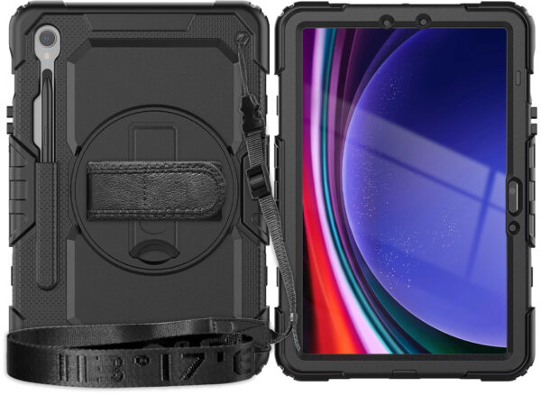 Xccess Survivor All-Round Case Samsung Galaxy Tab S10 Fe+ 13.1 Black (Screenless) - Afbeelding 2