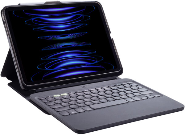 Zagg Pro Keys 2 Bluetooth Keyboard Case For Apple Ipad Air 10.9 (2020/2022)/Air 11 (2024/2025) Qwerty Black