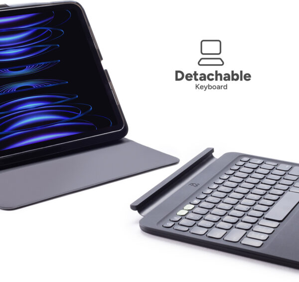 Zagg Pro Keys 2 Bluetooth Keyboard Case For Apple Ipad Air 10.9 (2020/2022)/Air 11 (2024/2025) Qwerty Black - Afbeelding 5