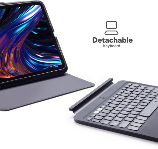 Zagg Pro Keys 2 Bluetooth Keyboard Case For Apple Ipad Pro 11 (2024) Qwerty Black - Afbeelding 5