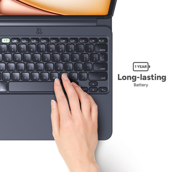 Zagg Pro Keys 2 Bluetooth Keyboard Case For Apple Ipad Air 13 (2024/2025) Qwerty Black - Afbeelding 6