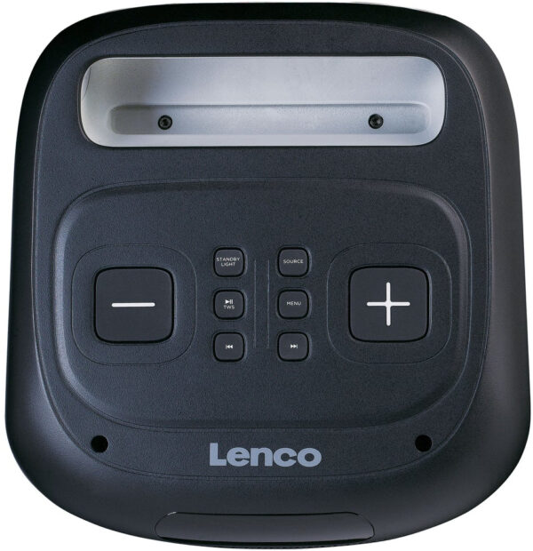 Lenco Pa-101Bk Lenco Bluetooth Party Speaker + Remote + Microphone Black - Afbeelding 6