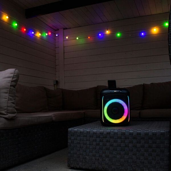 Lenco Pa-101Bk Lenco Bluetooth Party Speaker + Remote + Microphone Black - Afbeelding 7