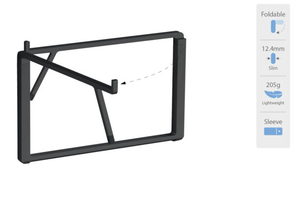 Rain Design Mbar Pro+ Foldable Laptop Stand Black - Afbeelding 2