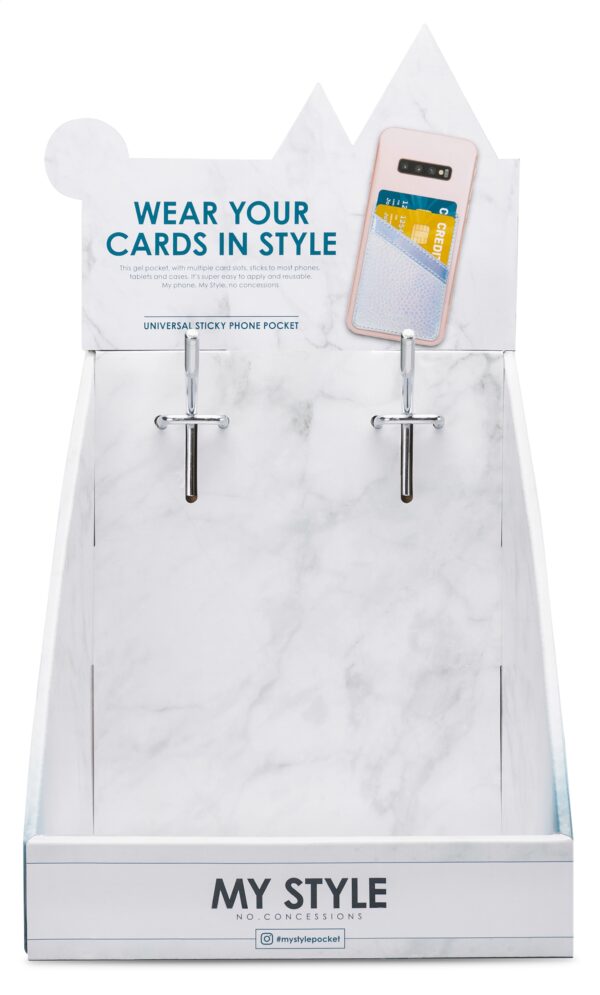 My Style Pos Counter Display My Style Pockets Incl. 2 Metal Hooks - Afbeelding 2
