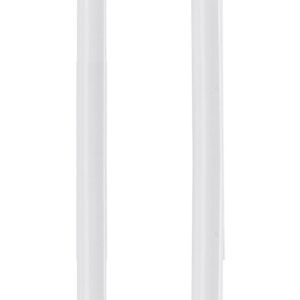 Universeel Pos Perfowand-Dubbelhaak Met Draadbrug Wit 15.5Cm X 2Cm (10X)