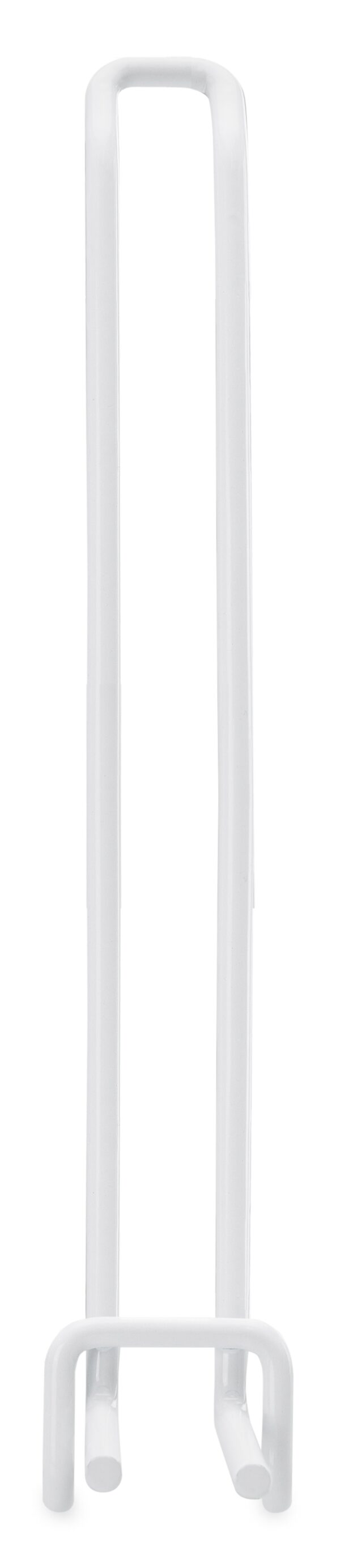 Universeel Pos Perfowand-Dubbelhaak Met Draadbrug Wit 15.5Cm X 2Cm (10X)