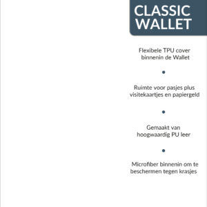 Mobilize Pos New Concept – Classic Wallet Pos Forex Product Signing 20X15Cm Incl. Magneet/Klittenband