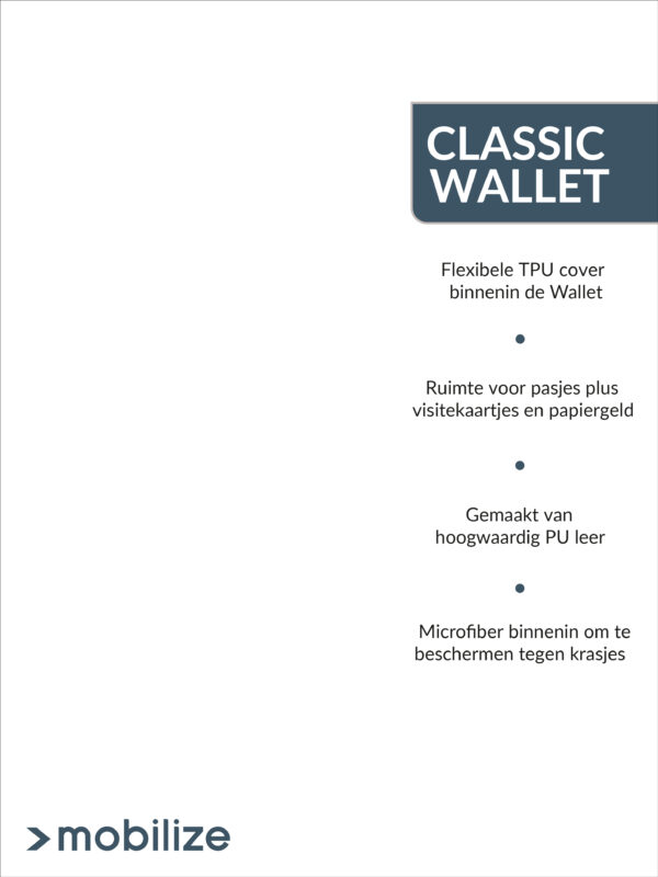 Mobilize Pos New Concept – Classic Wallet Pos Forex Product Signing 20X15Cm Incl. Magneet/Klittenband