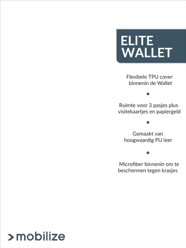 Mobilize Pos New Concept – Elite Wallet Pos Forex Product Signing 20X15Cm Incl. Magneet/Klittenband