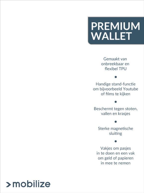 Mobilize Pos New Concept - Premium Wallet - Forex Product Signing 20X15Cm Incl. Magneet/Klittenband