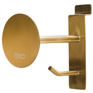 Mio By Mobilize Pos - Mio - Slatwal Hook For Phone Case Adjustable Angle Brushed Gold