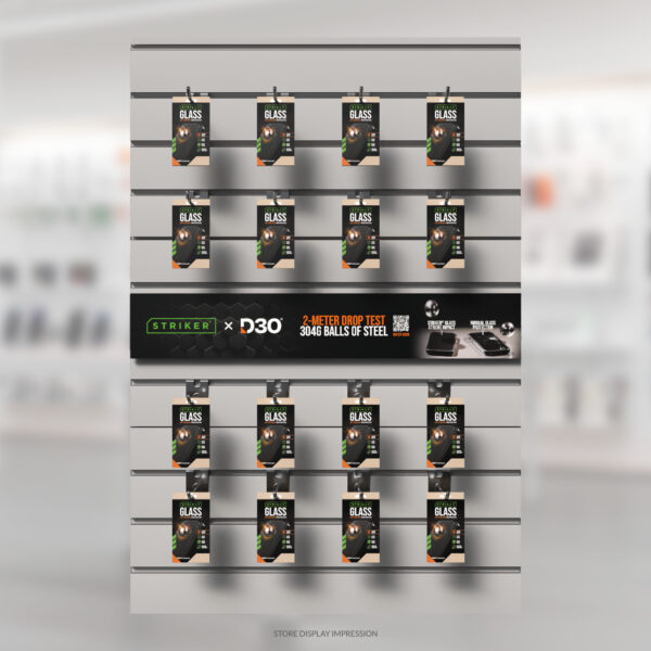 Striker Pos - Striker D3O - Forex Horizontal - Double Sided Print - 120X20Cm - Drop Test / Industries Incl. Klittenband - Afbeelding 3