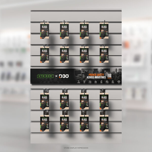 Striker Pos - Striker D3O - Forex Horizontal - Double Sided Print - 120X20Cm - Drop Test / Industries Incl. Klittenband - Afbeelding 4