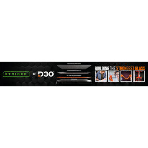 Striker Pos - Striker D3O - Forex Horizontal - Double Sided Print - 120X20Cm - 4-Layer Formule Incl. Klittenband