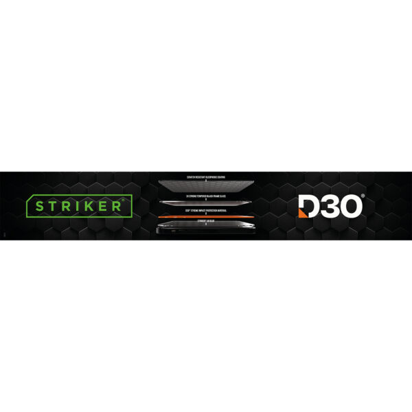 Striker Pos - Striker D3O - Forex Horizontal - Double Sided Print - 120X20Cm - 4-Layer Formule Incl. Klittenband - Afbeelding 2