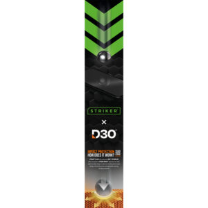 Striker Pos - Striker D3O - Forex Vertical - Double Sided Print - 20X108Cm - Impact Protection / Logo’s Incl. Klittenband