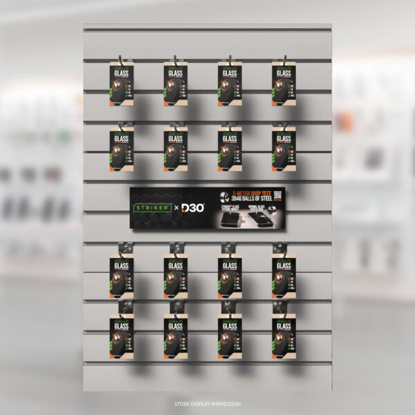 Striker Pos - Striker D3O - Forex Horizontal - Double Sided Print - 75X20Cm - Drop Test / Industries Incl. Klittenband - Afbeelding 3