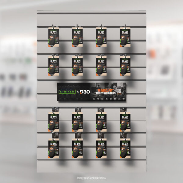 Striker Pos - Striker D3O - Forex Horizontal - Double Sided Print - 75X20Cm - Drop Test / Industries Incl. Klittenband - Afbeelding 4