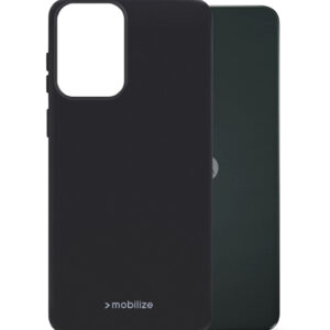 Mobilize Rubber Gelly Case Motorola Moto G55 Matt Black