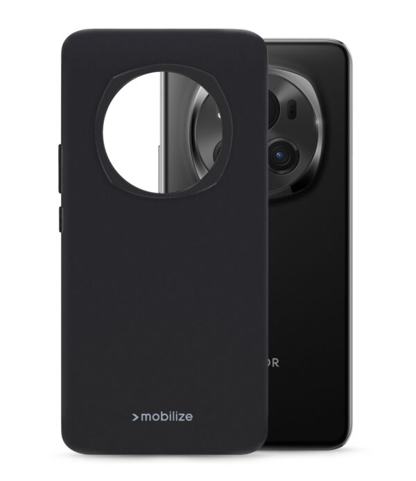 Mobilize Rubber Gelly Case Honor Magic6 Pro Matt Black