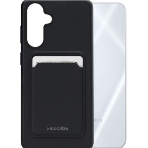 Mobilize Rubber Gelly Card Case Samsung Galaxy A16 4G/5G Matt Black