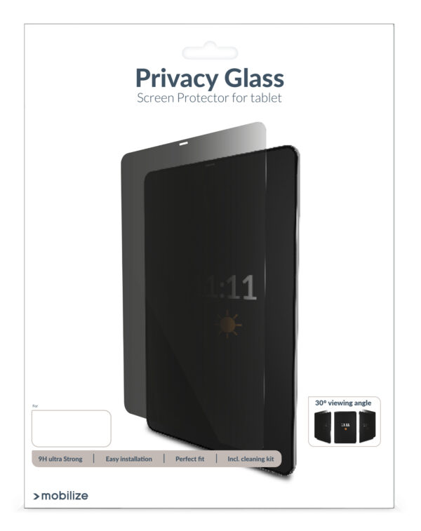 Mobilize Privacy Glass Screen Protector For Apple Ipad 10.9 (2022)/Ipad 11 (2025) - Afbeelding 4