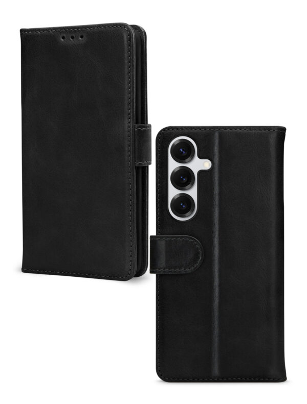 Mobilize Premium Gelly Wallet Book Case Samsung Galaxy S25 5G Black - Afbeelding 2