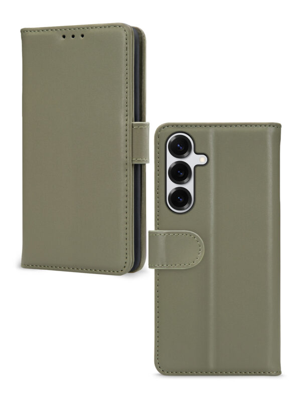 Mobilize Premium Gelly Wallet Book Case Samsung Galaxy S25+ 5G Green - Afbeelding 2