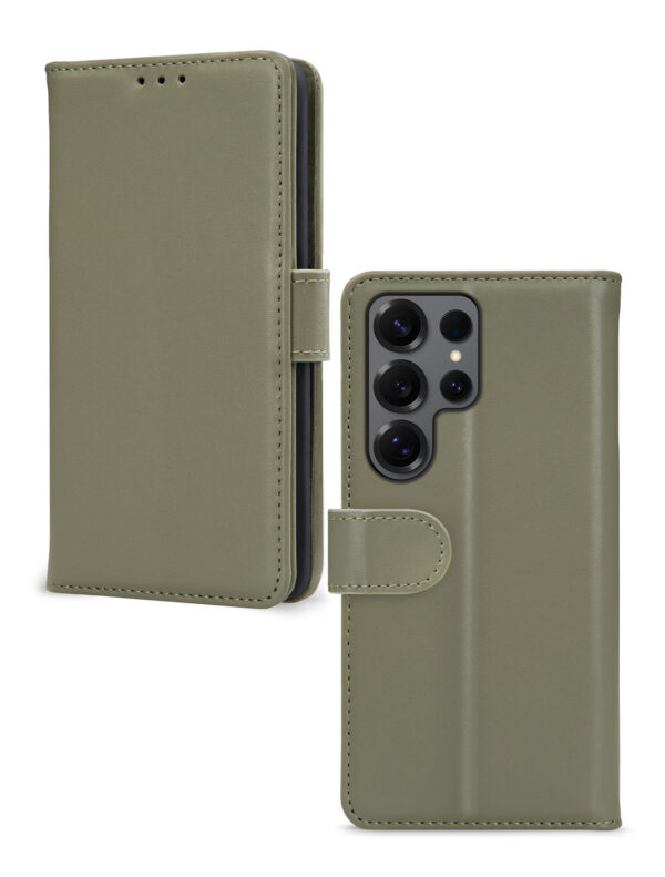 Mobilize Premium Gelly Wallet Book Case Samsung Galaxy S25 Ultra 5G Green - Afbeelding 2