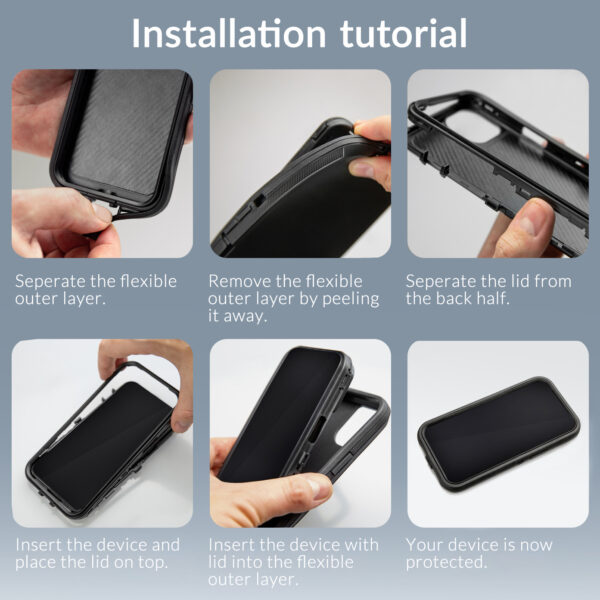 Mobilize Defender Case Samsung Galaxy S24+/S25+ 5G Black - Afbeelding 6