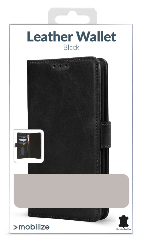 Mobilize Leather Wallet Samsung Galaxy A26 5G Black - Afbeelding 5