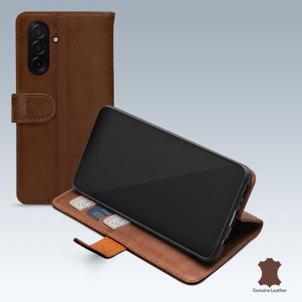Mobilize Leather Wallet Samsung Galaxy A26 5G Brown
