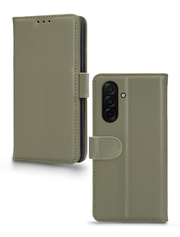 Mobilize Premium Gelly Wallet Book Case Samsung Galaxy A26 5G Green - Afbeelding 2