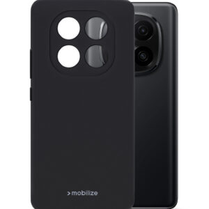 Mobilize Rubber Gelly Case Xiaomi Redmi Note 14 Pro+ 5G Matt Black