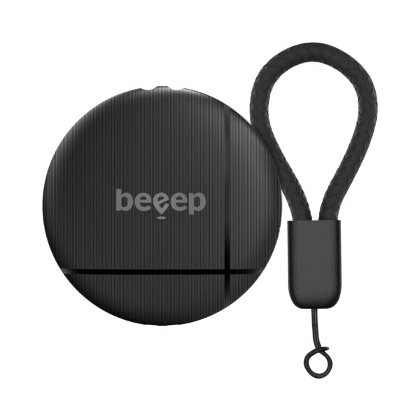 Beeep Betag Find My Tracker Black & Keychain Black - 1 Pack - Afbeelding 2