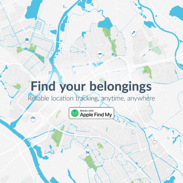 Beeep Betag Find My Tracker Black & Keychain Black - 1 Pack - Afbeelding 4