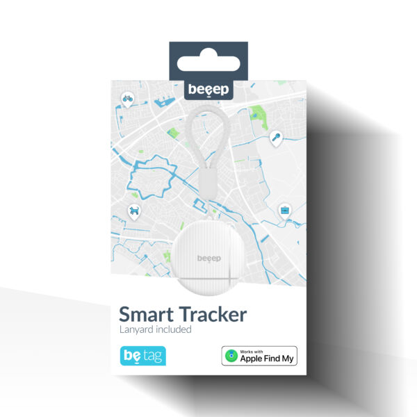Beeep Betag Find My Tracker White & Keychain White - 1 Pack - Afbeelding 10