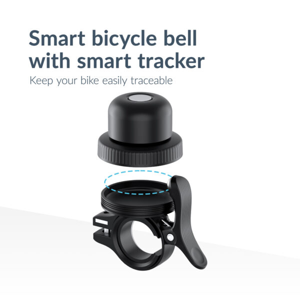 Beeep Betag Find My Tracker Black & Bicycle Bell - Afbeelding 2