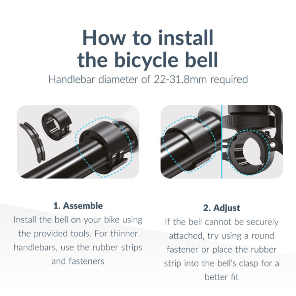 Beeep Betag Find My Tracker Black & Bicycle Bell - Afbeelding 9