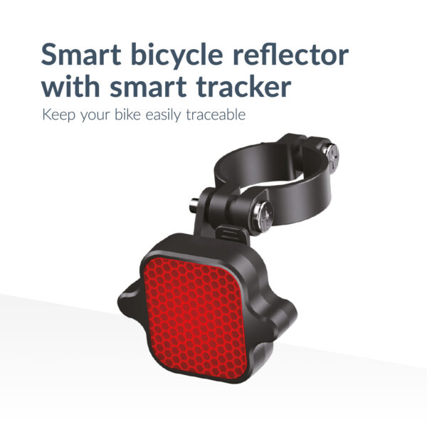 Beeep Betag Find My Tracker Black & Taillight Reflector - Afbeelding 2