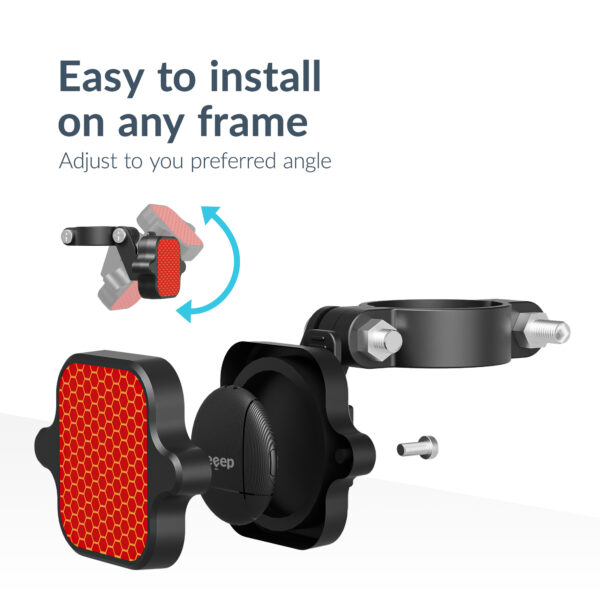 Beeep Betag Find My Tracker Black & Taillight Reflector - Afbeelding 7