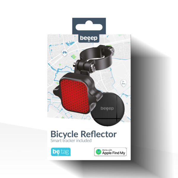 Beeep Betag Find My Tracker Black & Taillight Reflector - Afbeelding 9