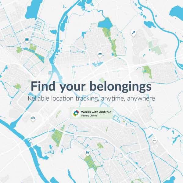Beeep Betag Android Tracker White & Keychain White - 1 Pack - Afbeelding 4