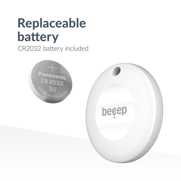 Beeep Betag Android Tracker White & Keychain White - 1 Pack - Afbeelding 8