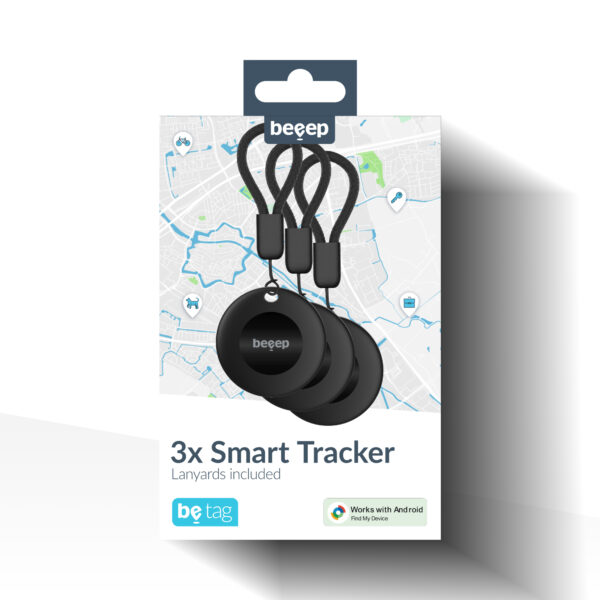 Beeep Betag Android Tracker Black & Keychain Black - 3 Pack - Afbeelding 10