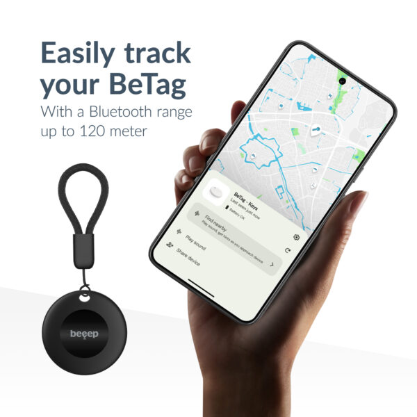 Beeep Betag Android Tracker Black & Keychain Black - 3 Pack - Afbeelding 5